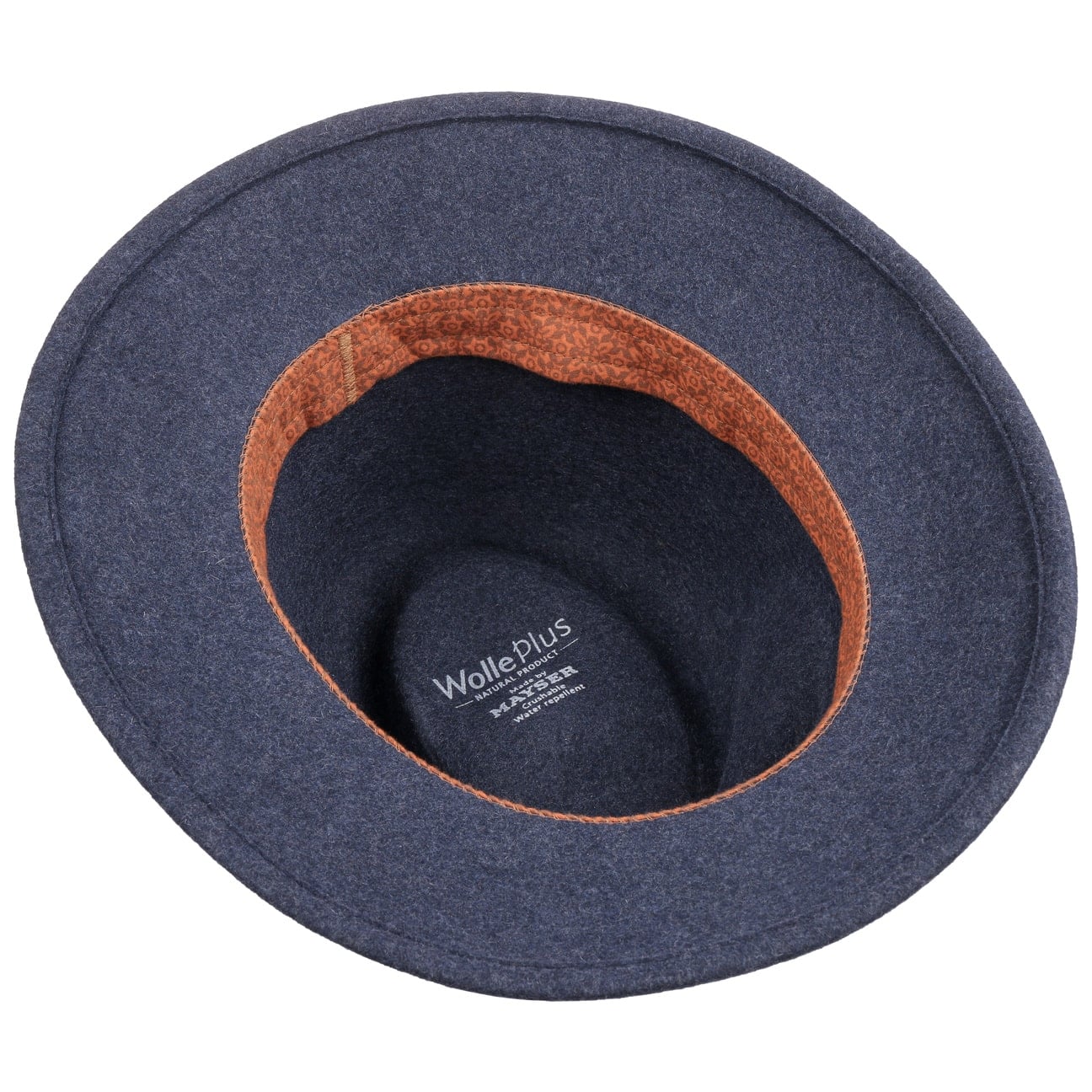 Twisted Crown ullhatt blau 14