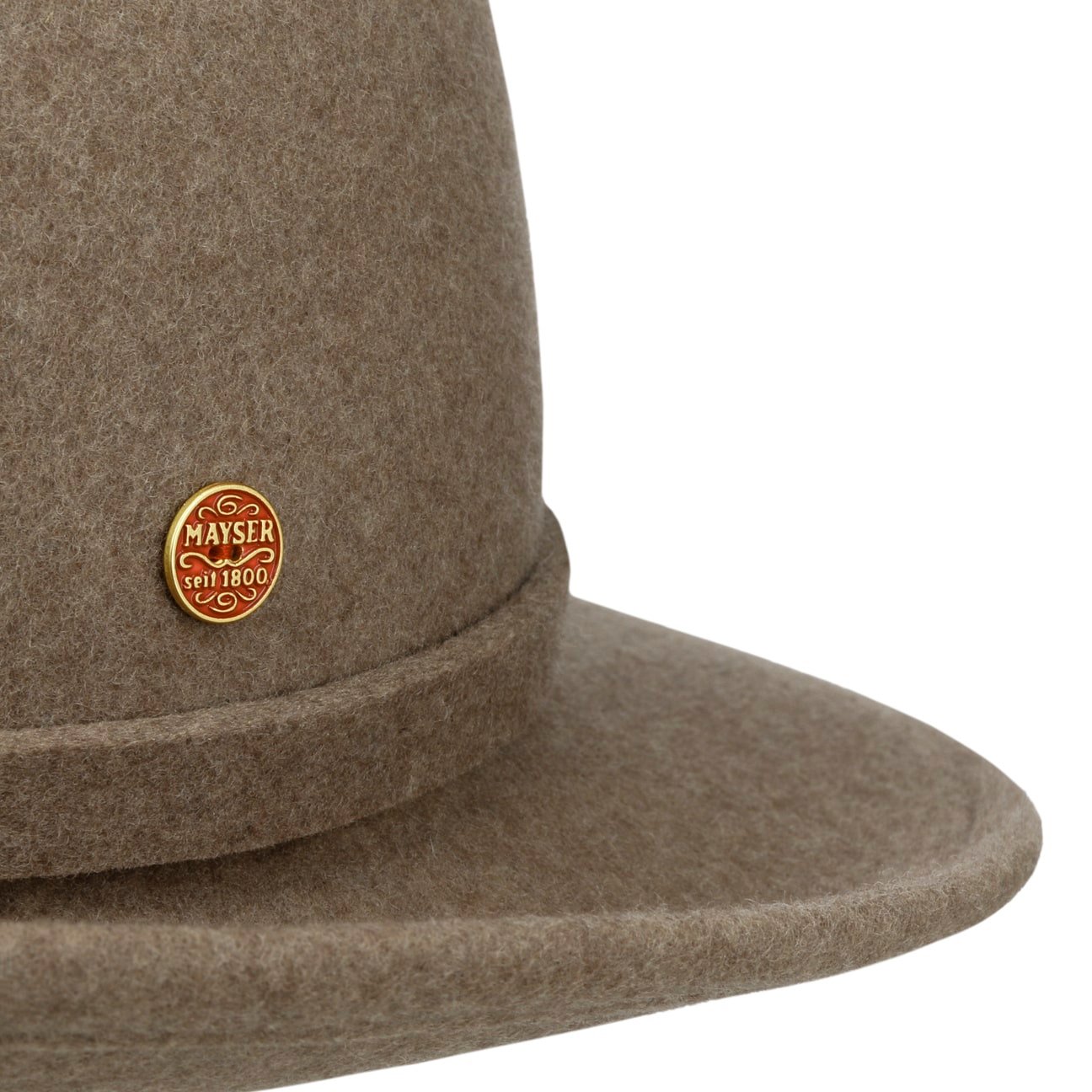 Twisted Crown ullhatt beige 10