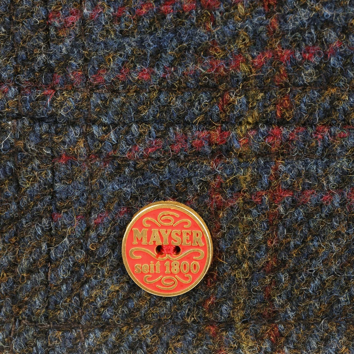 Shetland Wool Army Keps blau-grün 6