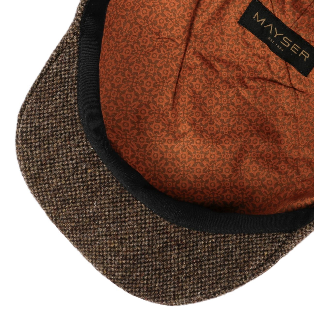 Classic Tweed Flatcap braun 12