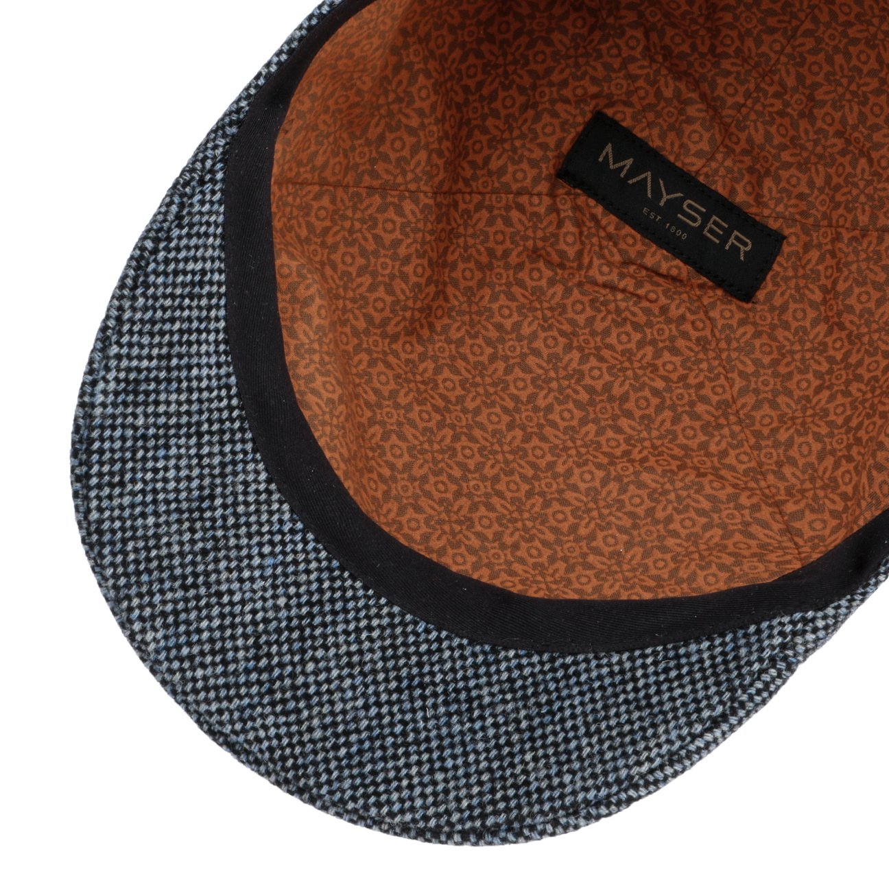 Classic Tweed Flatcap blau 8