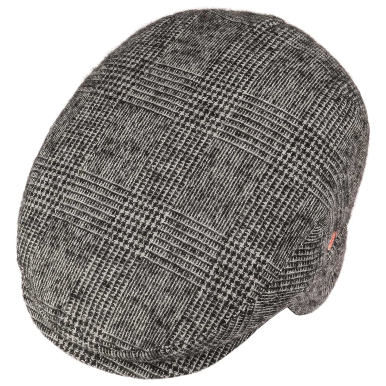 Casquette plate Merlino avec cache-oreilles schwarz-weiß 4