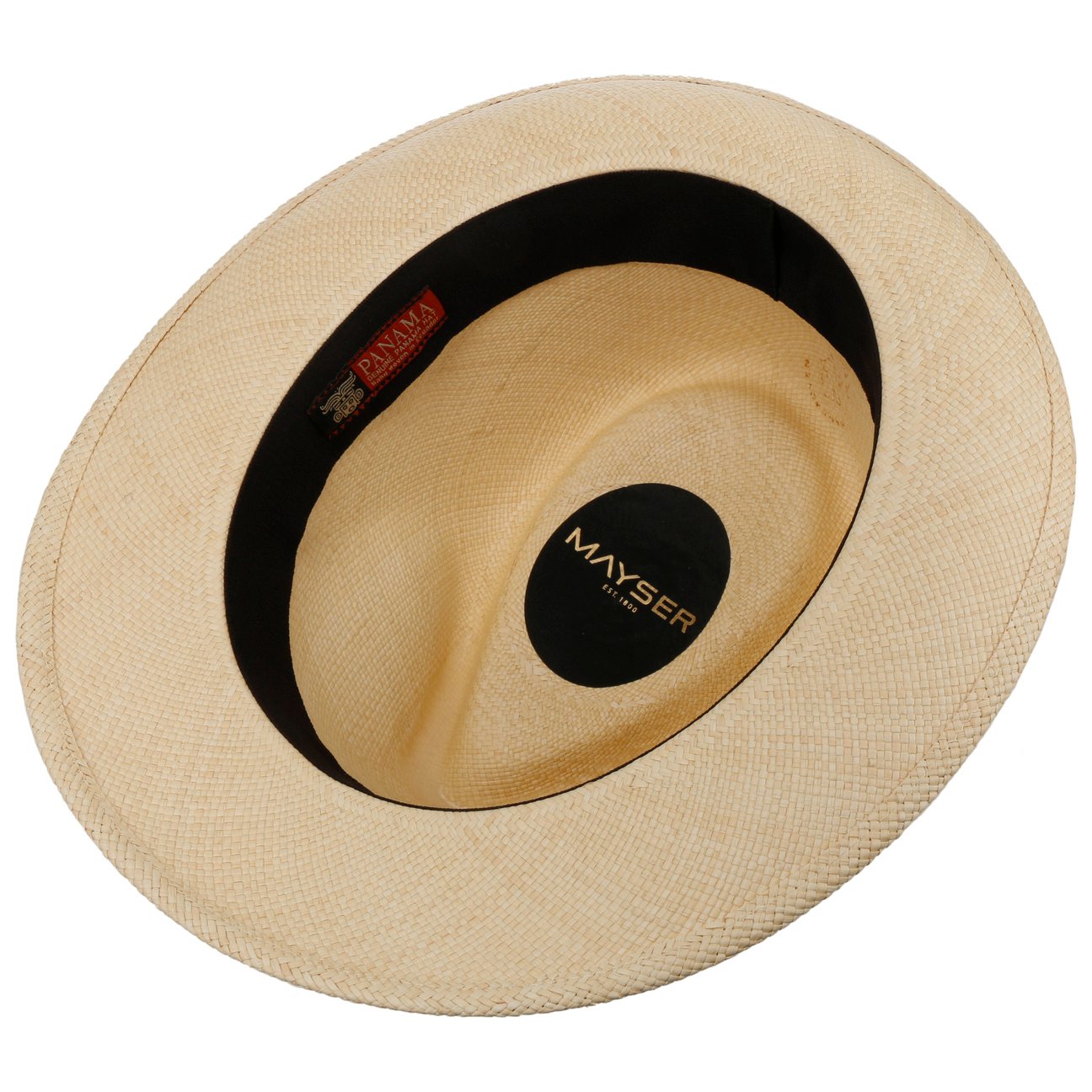 Chapeau Panama Manuel Brisa natur-schwarz 18