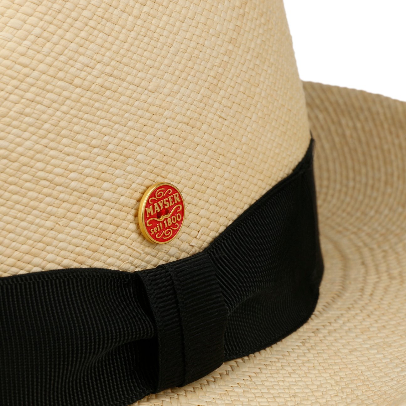 Chapeau Panama Manuel Brisa natur-schwarz 19
