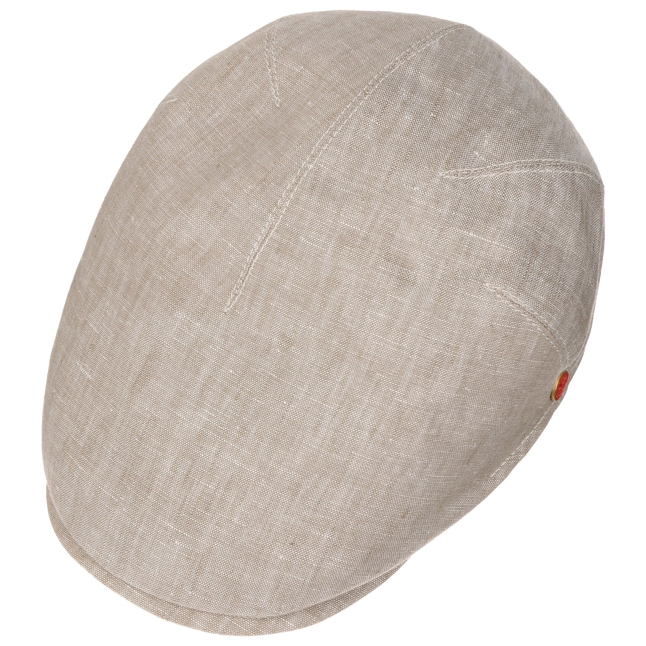 Casquette plate en lin Sidney beige 3