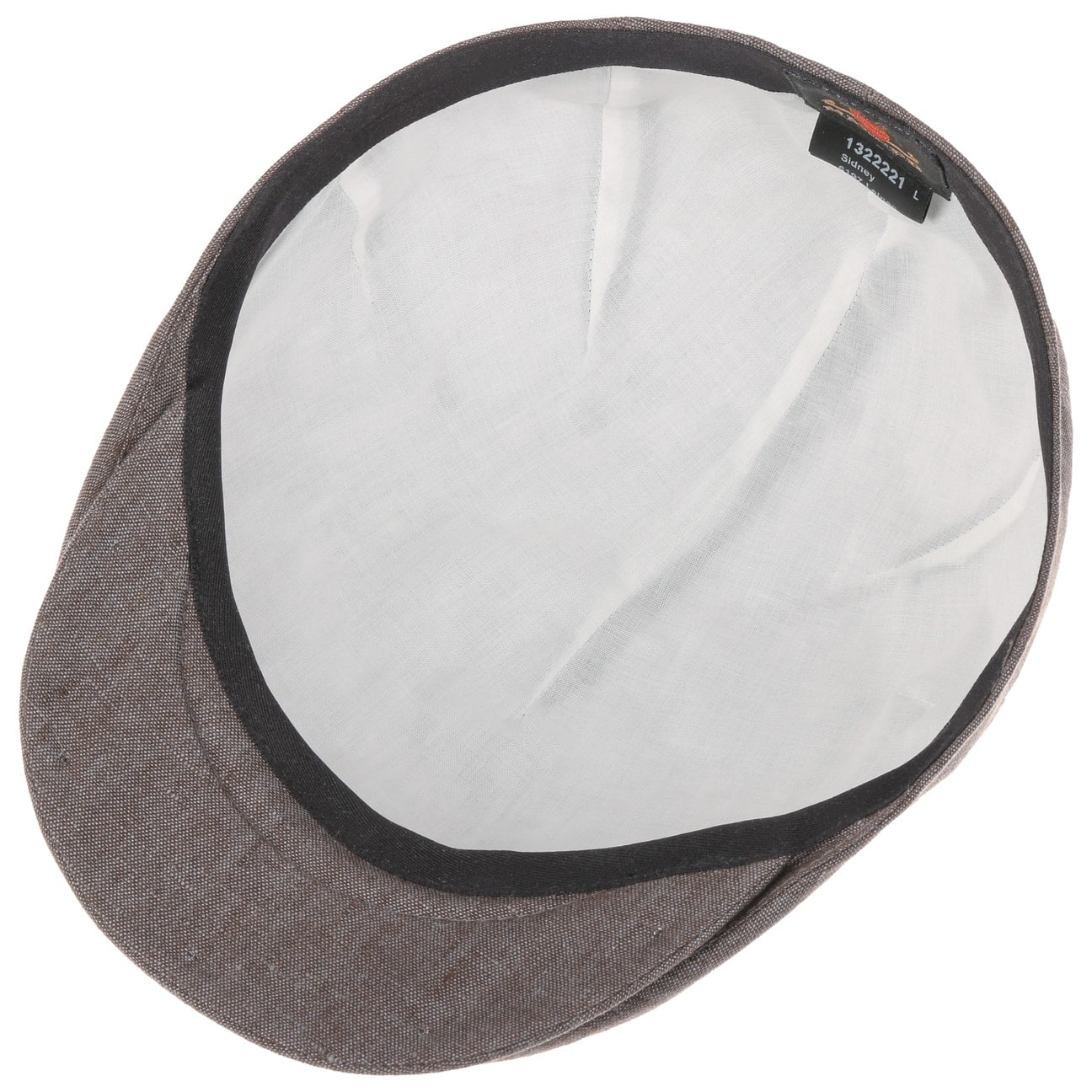 Casquette plate en lin Sidney braun 12