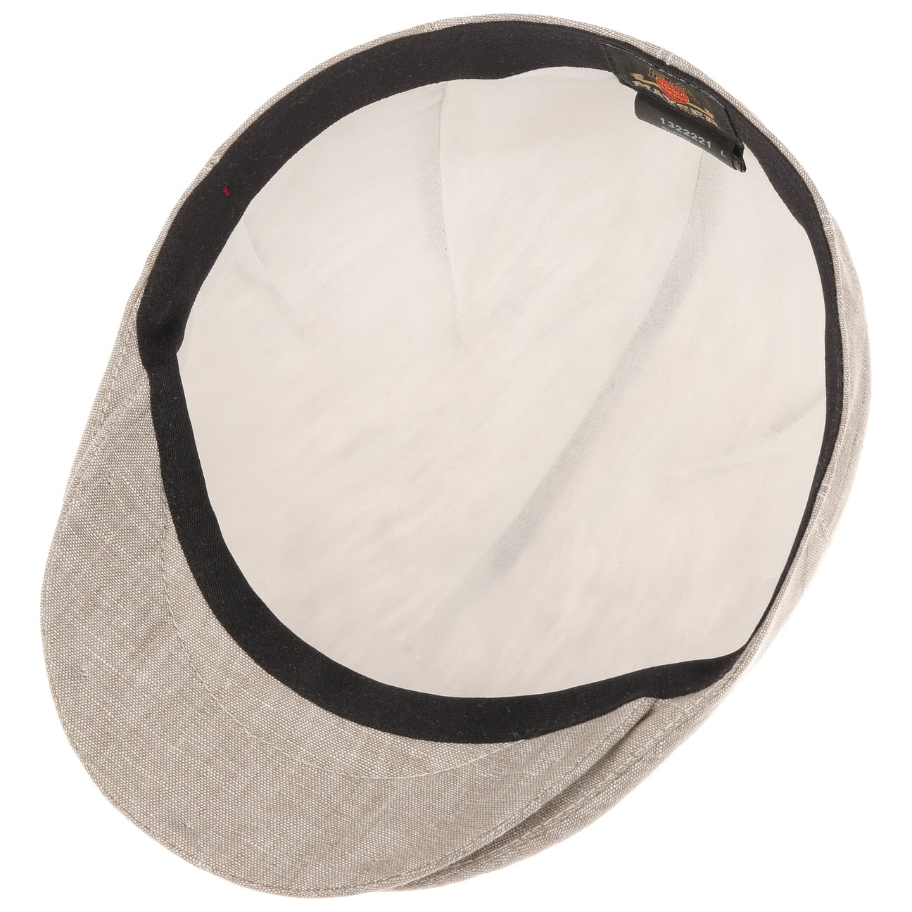 Casquette plate en lin Sidney beige 4