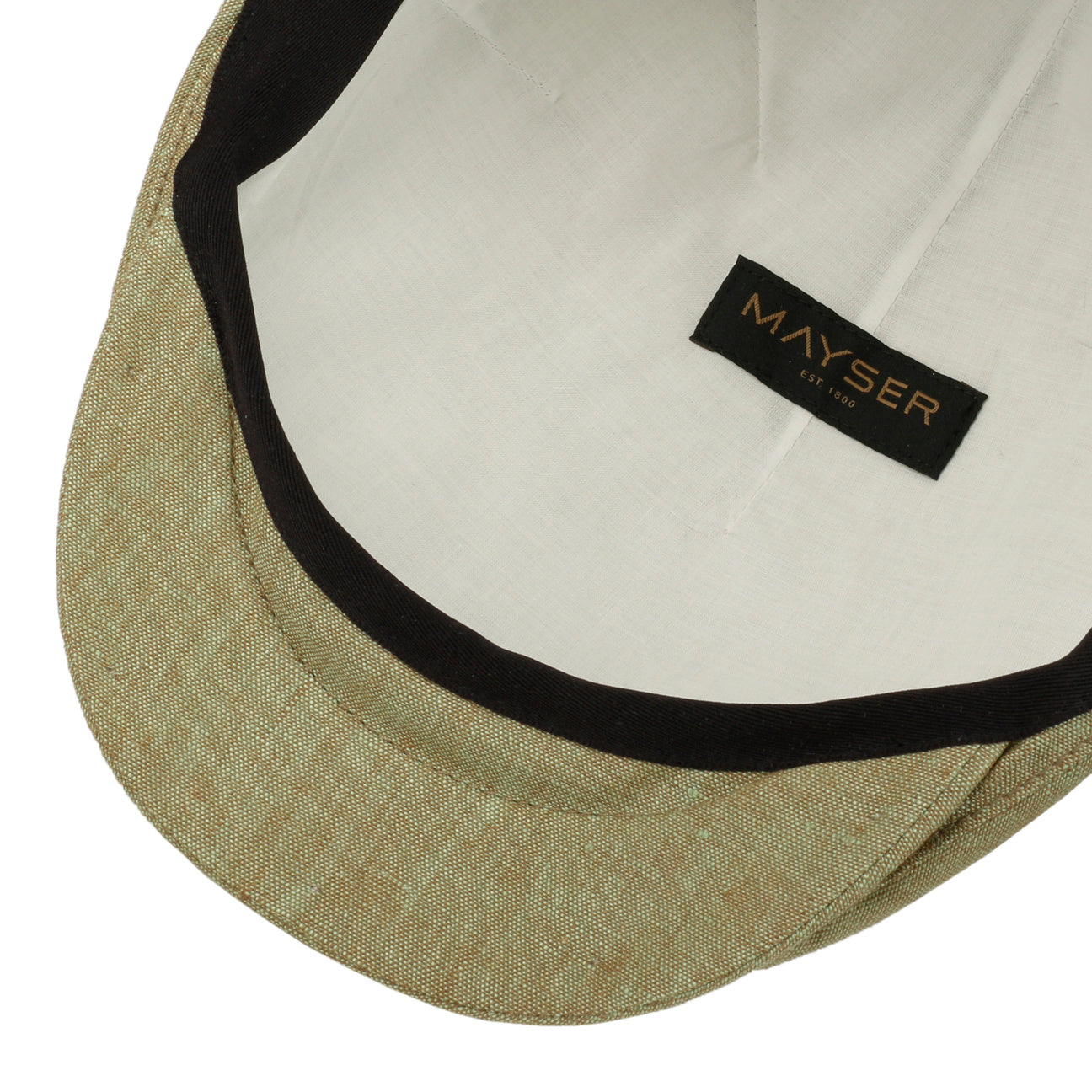 Casquette plate en lin Sidney grün 20