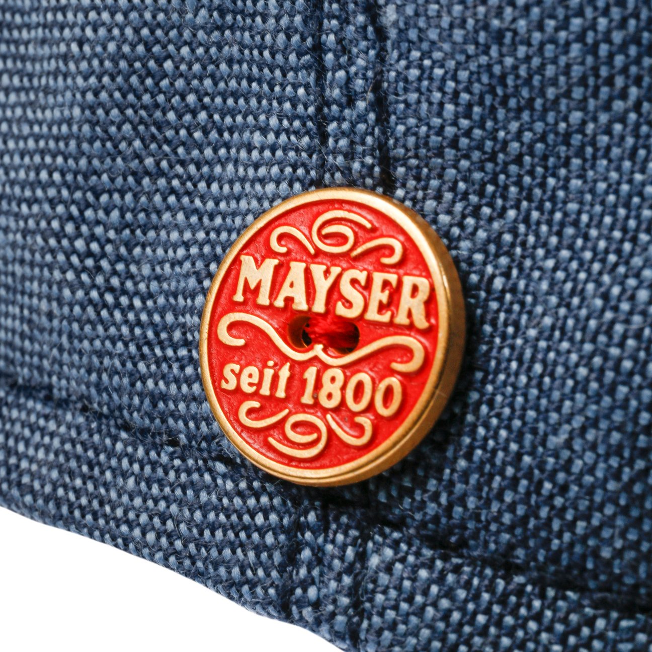 Casquette plate en lin Sidney blau 9