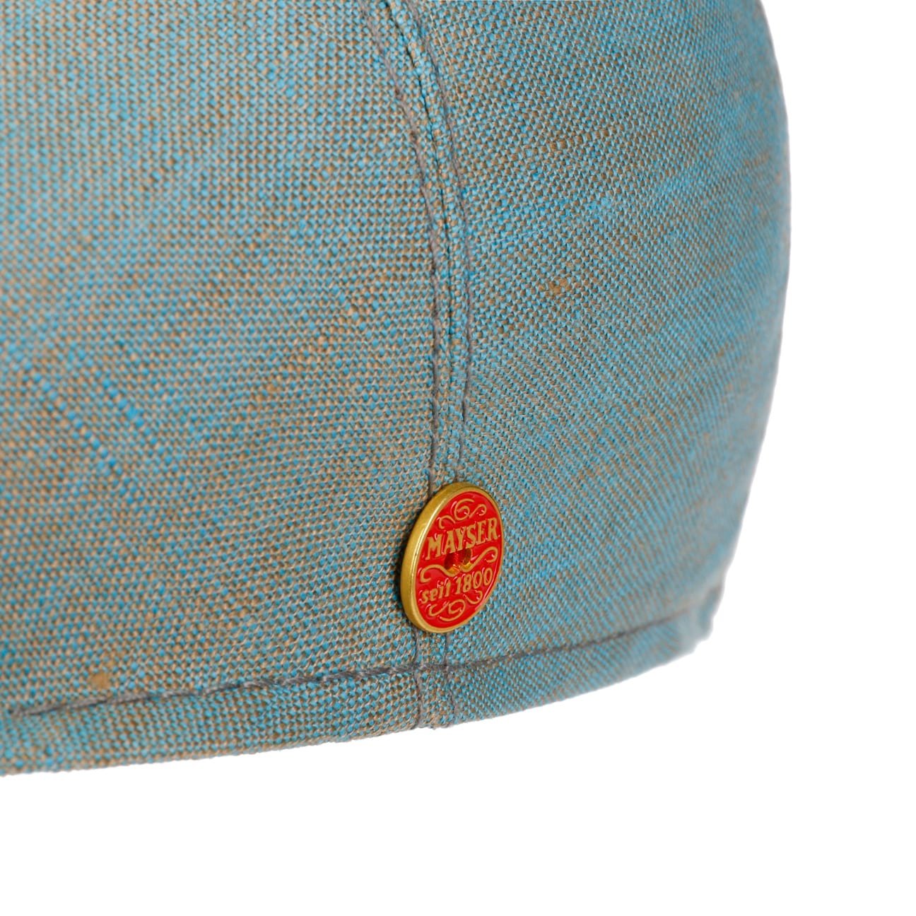 Casquette plate en lin Sidney türkis 29