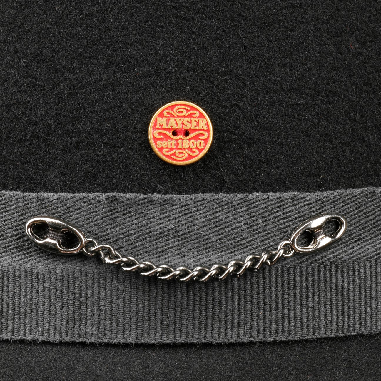 Gareth Soft Pork Pie Wool Hat schwarz 8