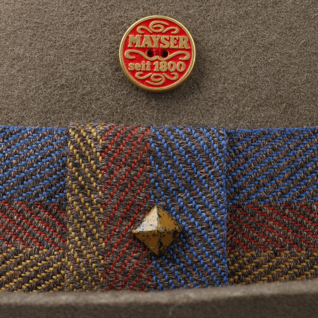 Samu Soft Pork Pie Wool Hat hellbraun 5
