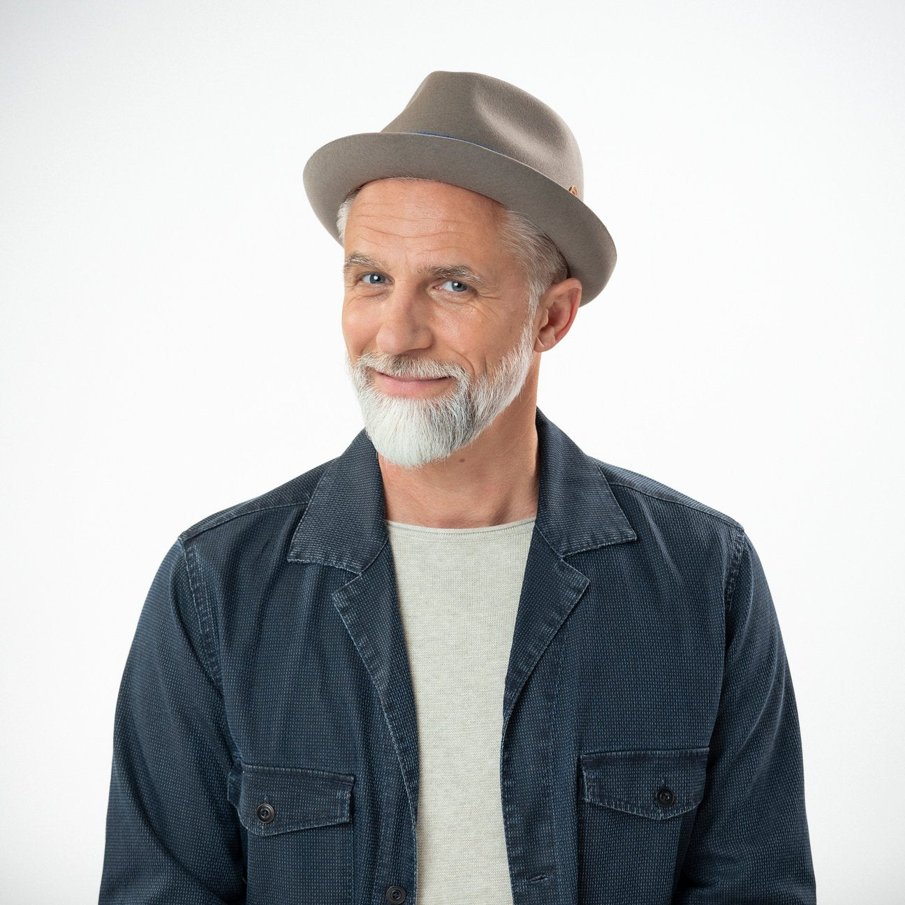 Samu Soft Pork Pie Wool Hat Modell 1