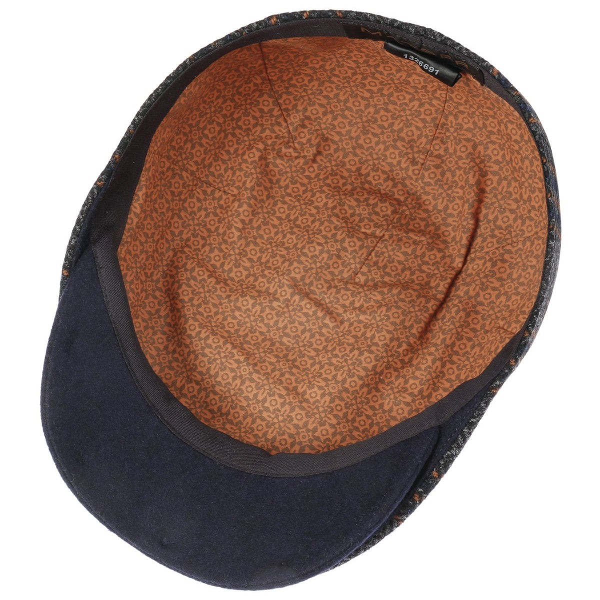 Sidney Shetland Mix Flat Cap blau 4