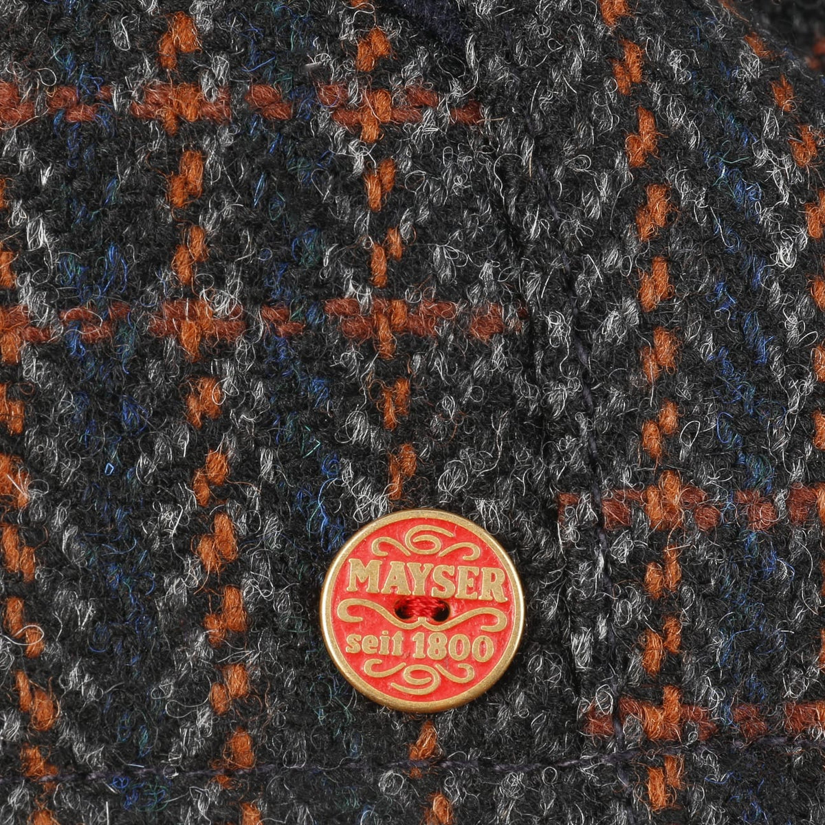 Sidney Shetland Mix Flat Cap blau 5