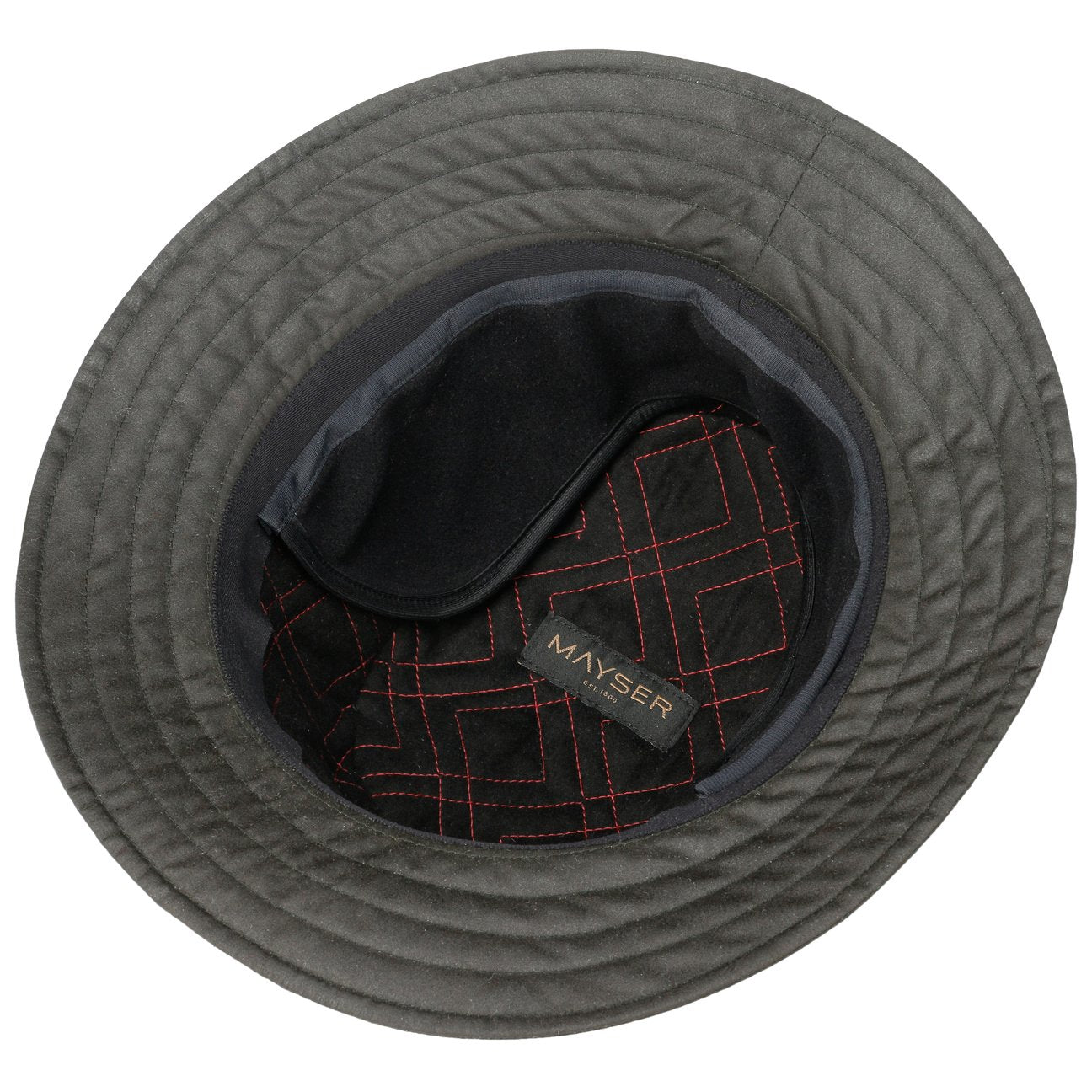 Kilian Waxed Cotton Bucket Stoffen Hoed schwarz 4