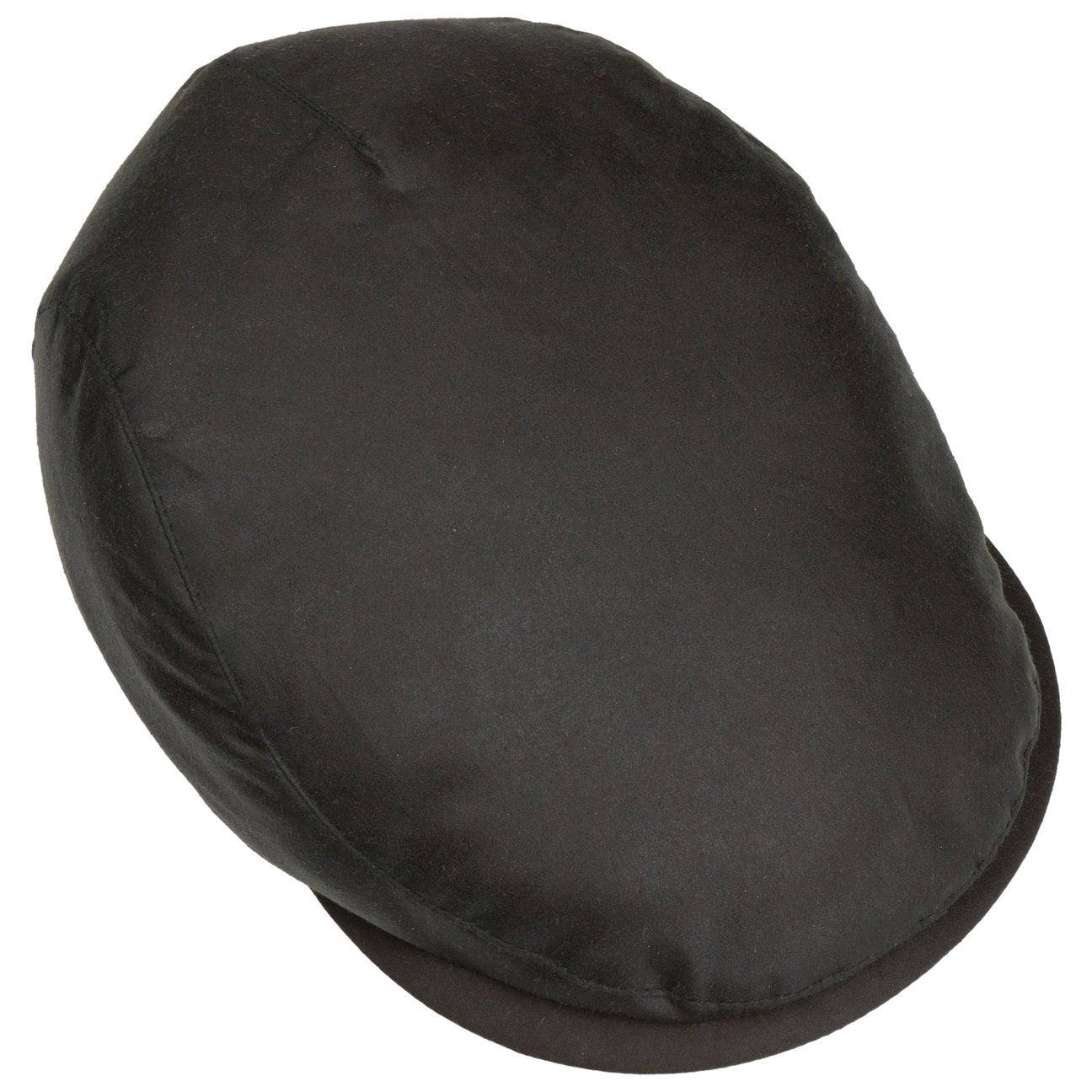Matteo Plus Waxed Cotton Flatcap schwarz 4