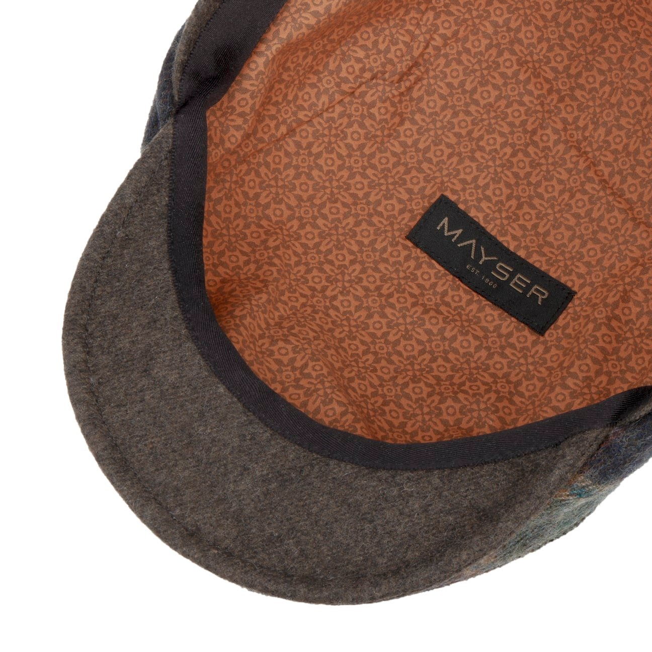 Casquette plate britannique souple Frankie blau 4