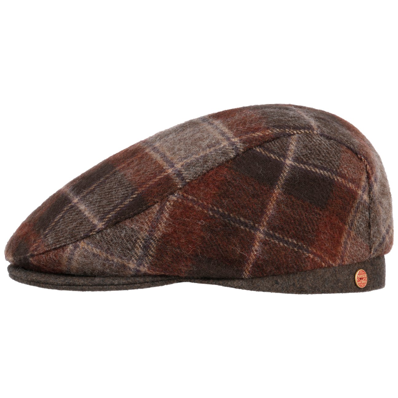 Casquette plate britannique souple Frankie dunkelbraun 10