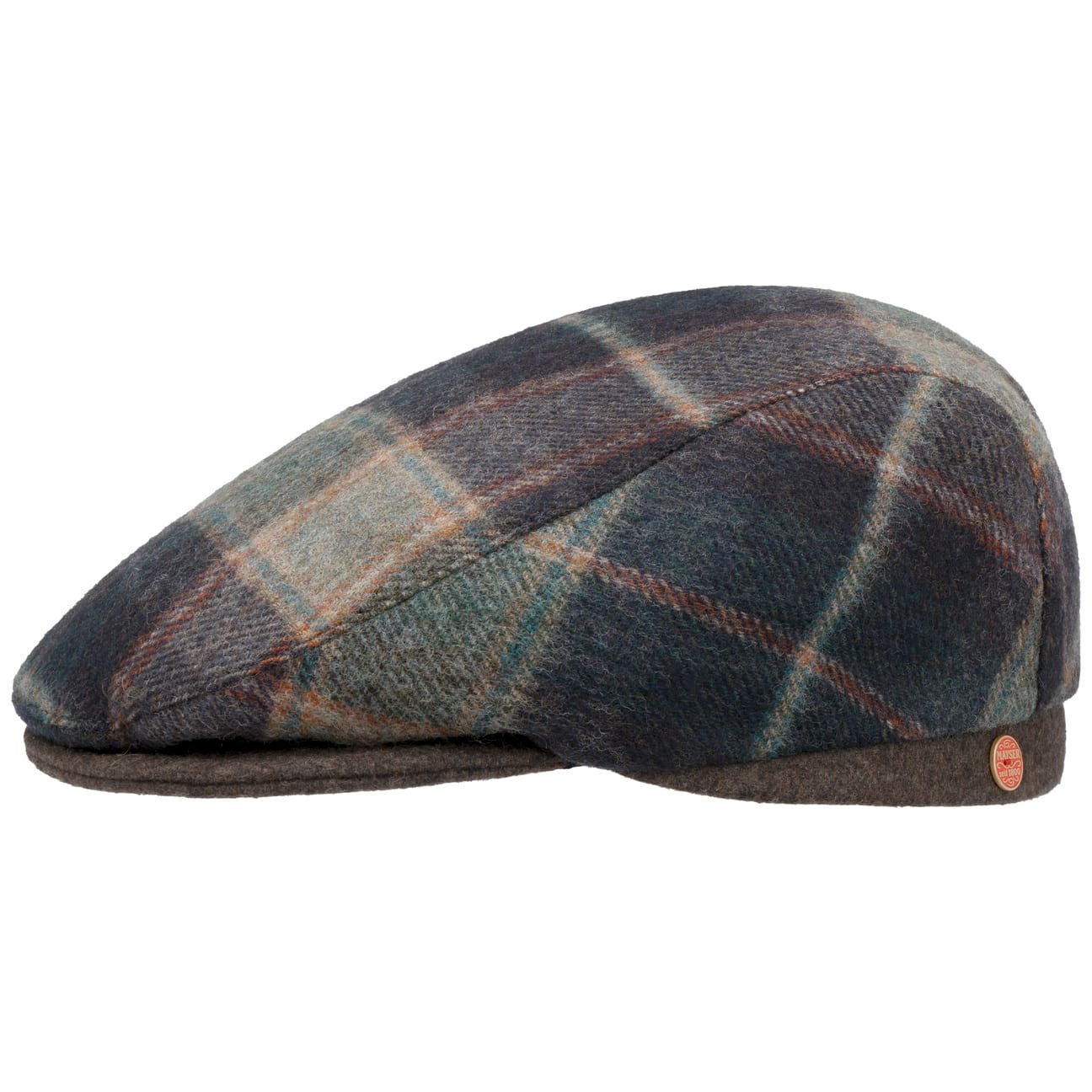 Casquette plate britannique souple Frankie blau 2