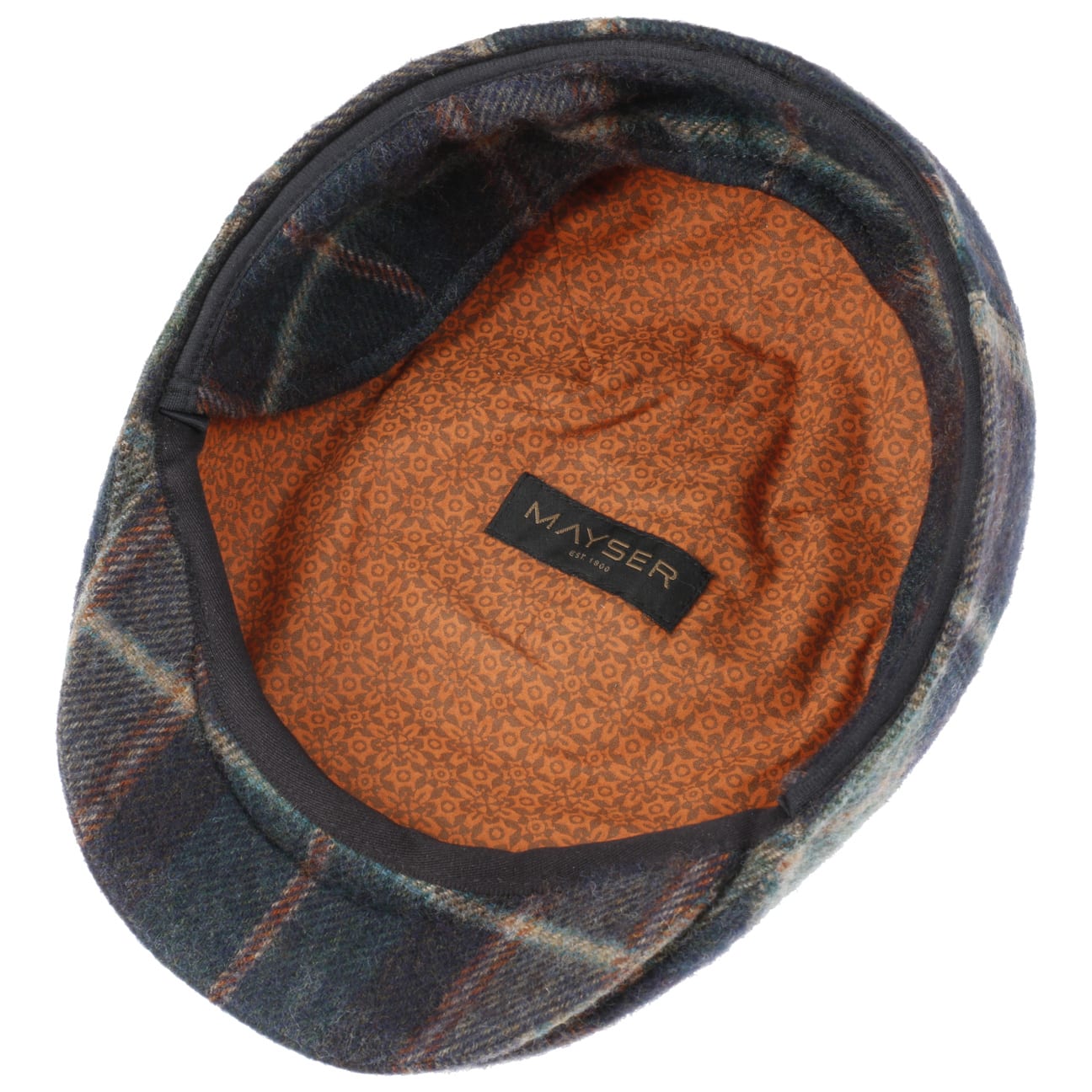 Sidney Plus British Lambswool Flatcap blau 4