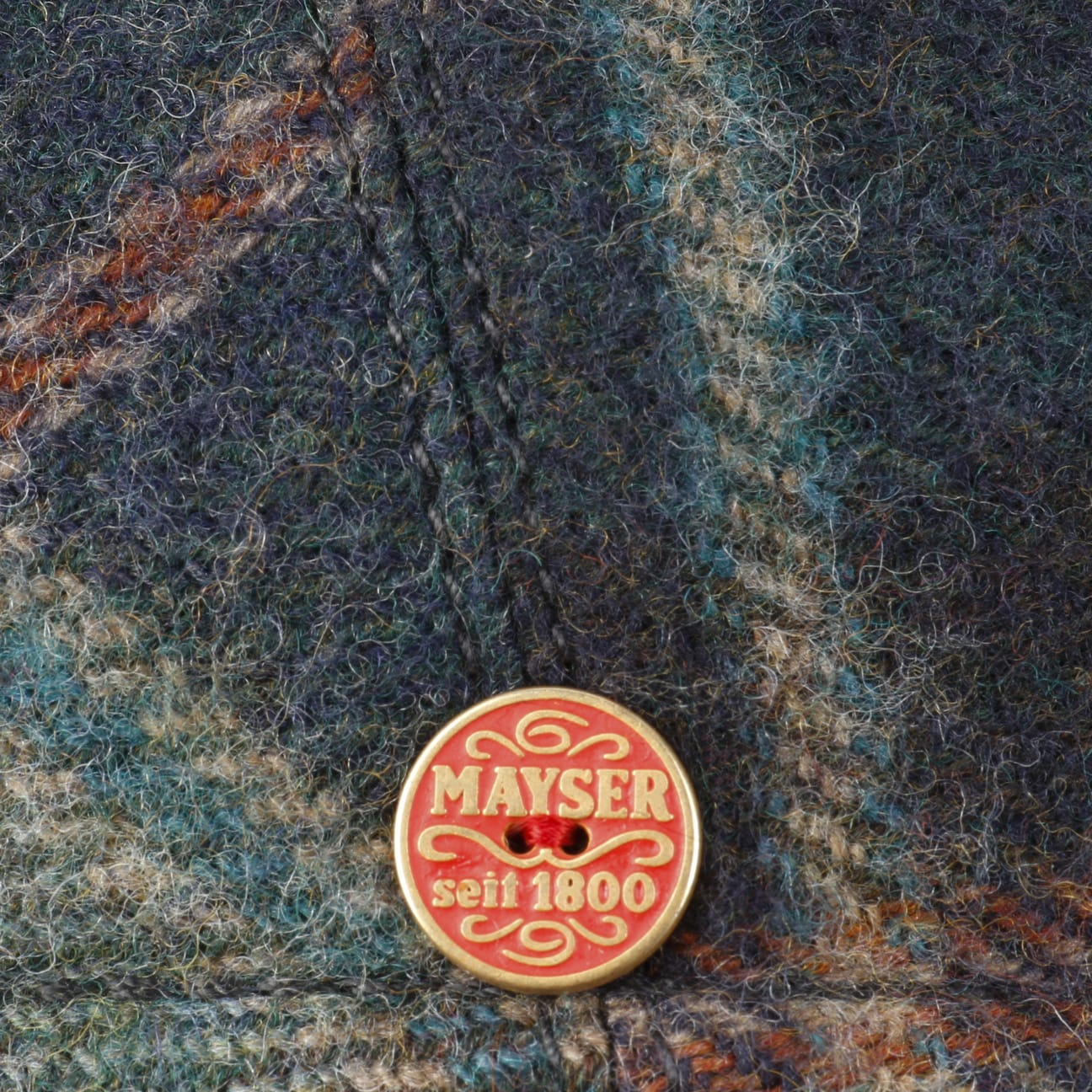 Sidney Plus British Lambswool Flatcap blau 5