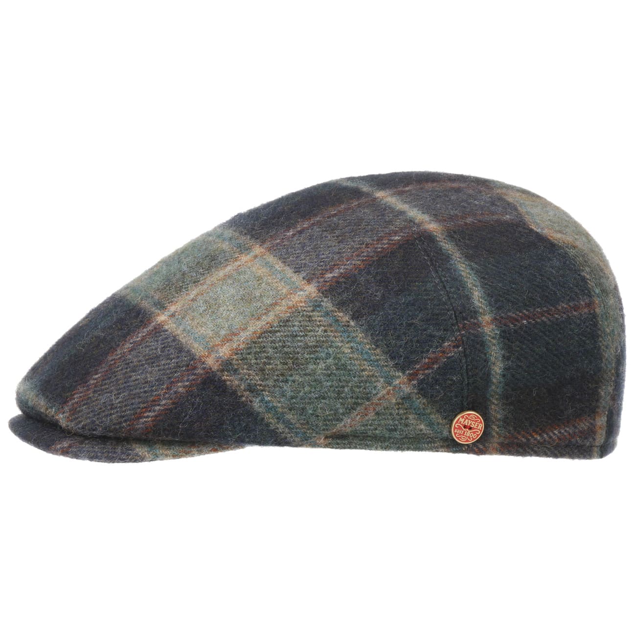 Sidney Plus British Lambswool Flatcap blau 6