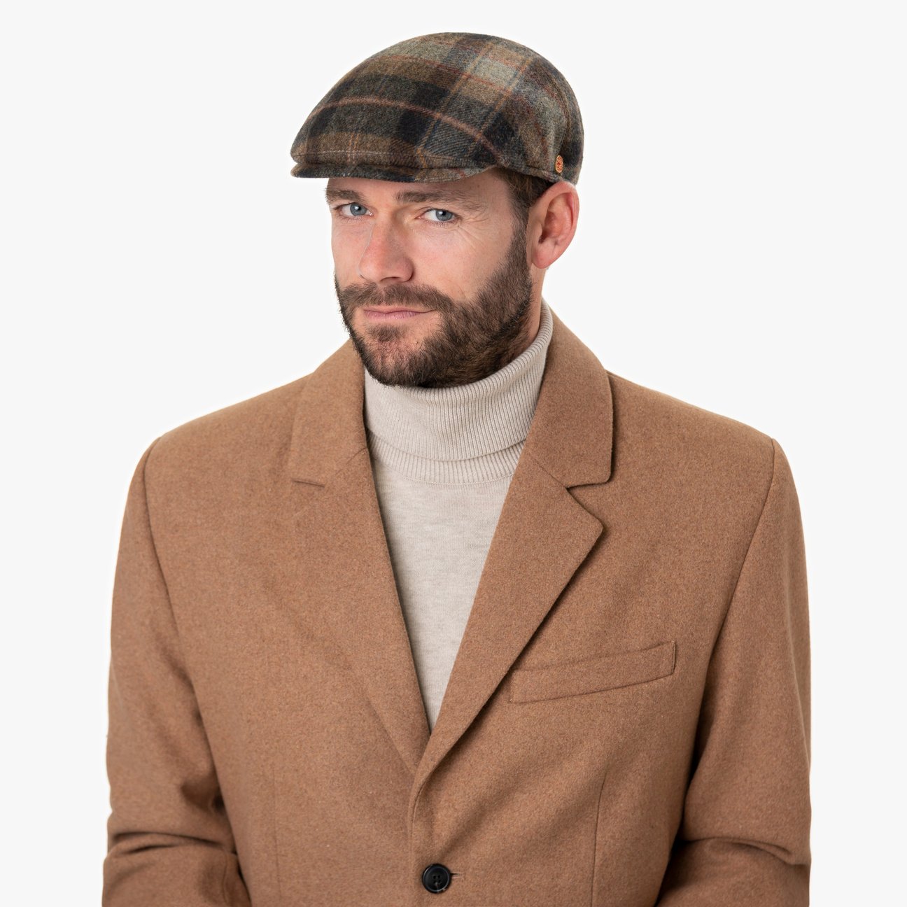 Sidney Plus British Lambswool Flatcap Modell 1