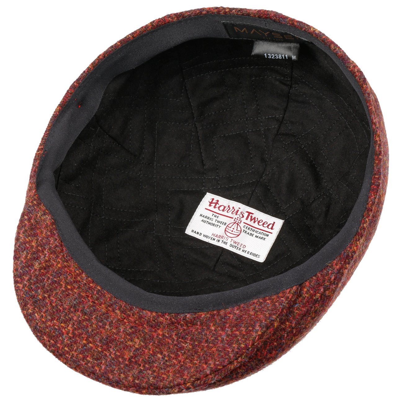 Sidney Harris Tweed Flatcap rot 12