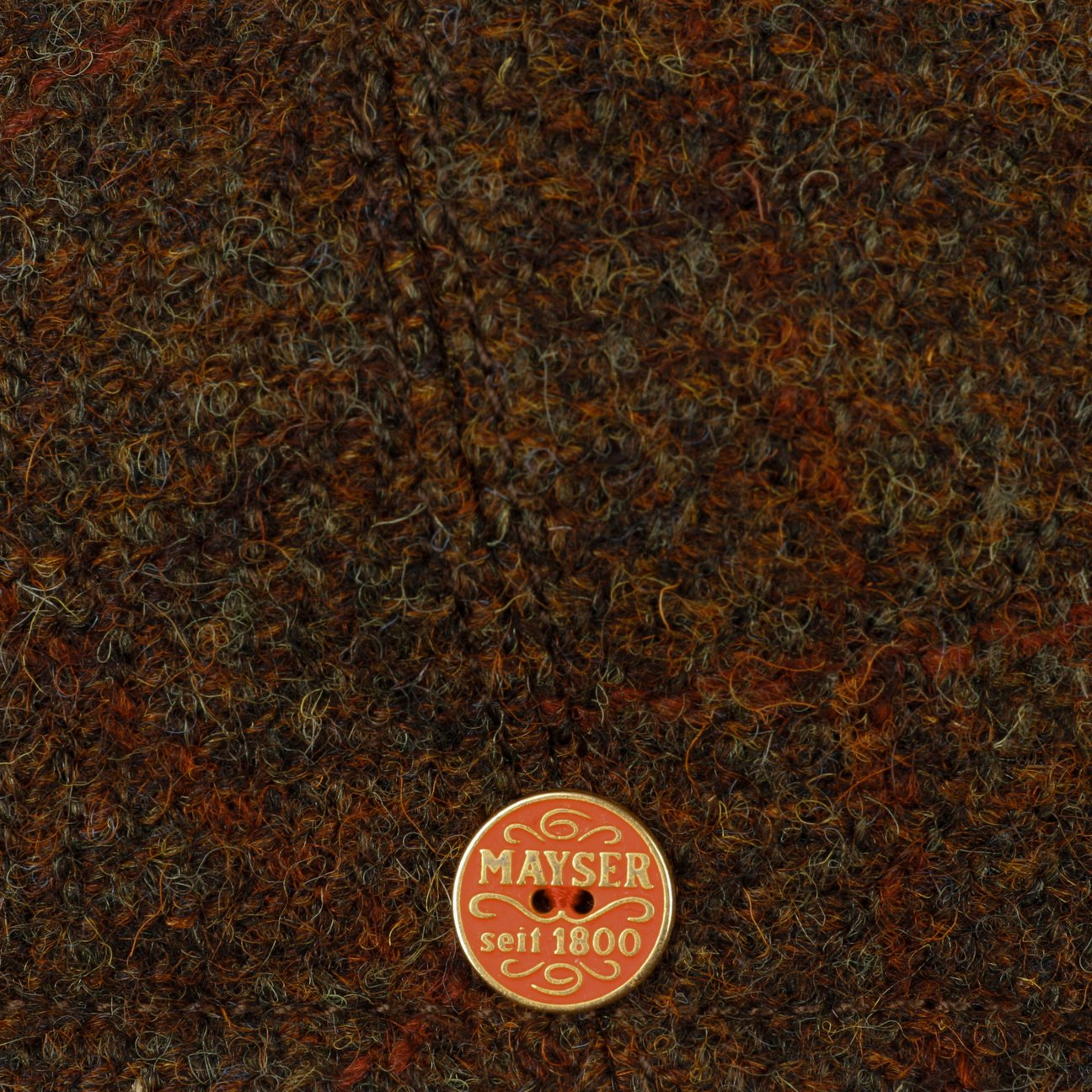 Sidney Harris Tweed Flatcap braun 9