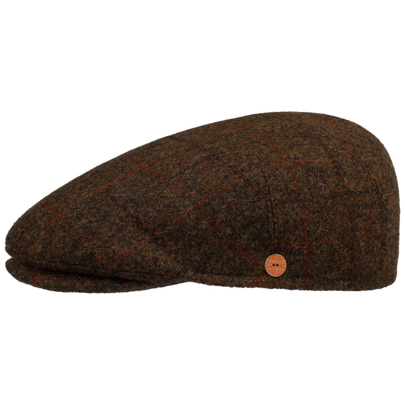 Sidney Harris Tweed Flatcap braun 6