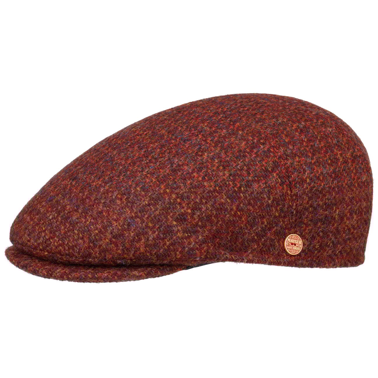 Sidney Harris Tweed Flatcap rot 10