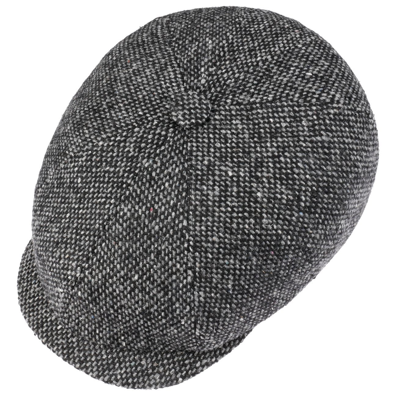 Seven Dover platt keps schwarz 8