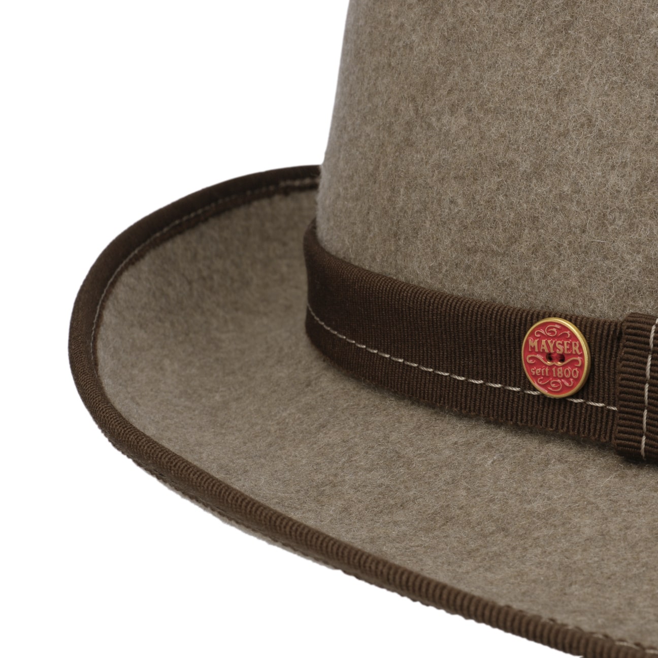 Tabea Wollhut braun-meliert 15