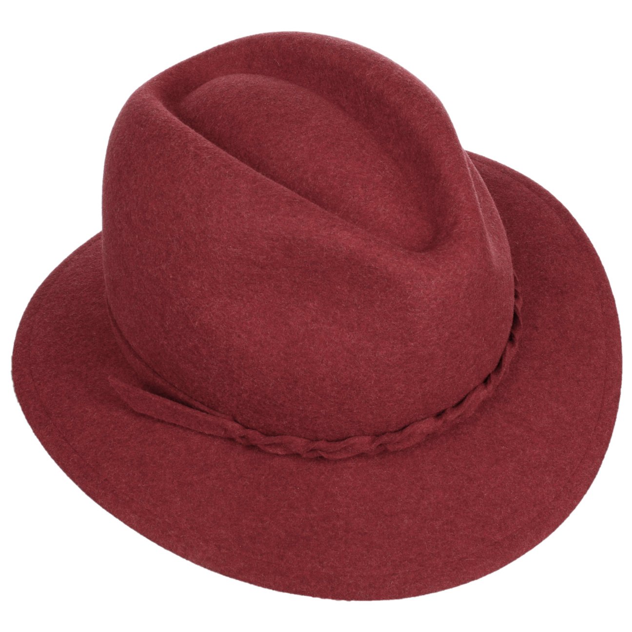 Chapeau voyageur Dagmar Wool Plus bordeaux 3
