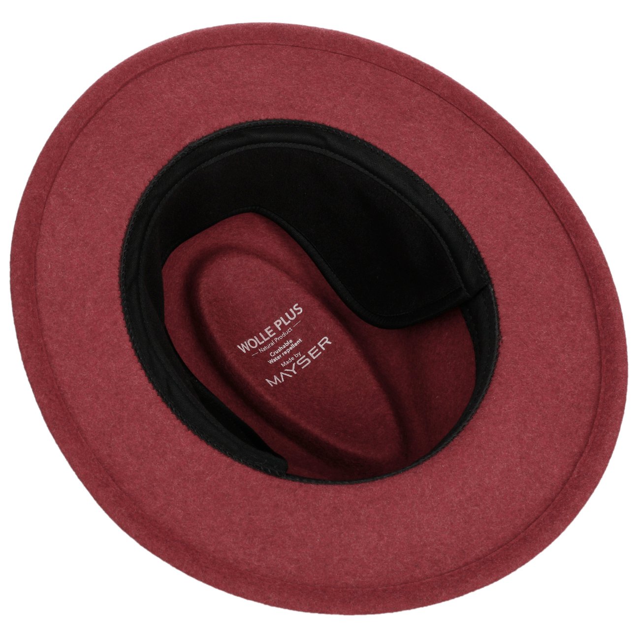 Chapeau voyageur Dagmar Wool Plus bordeaux 4