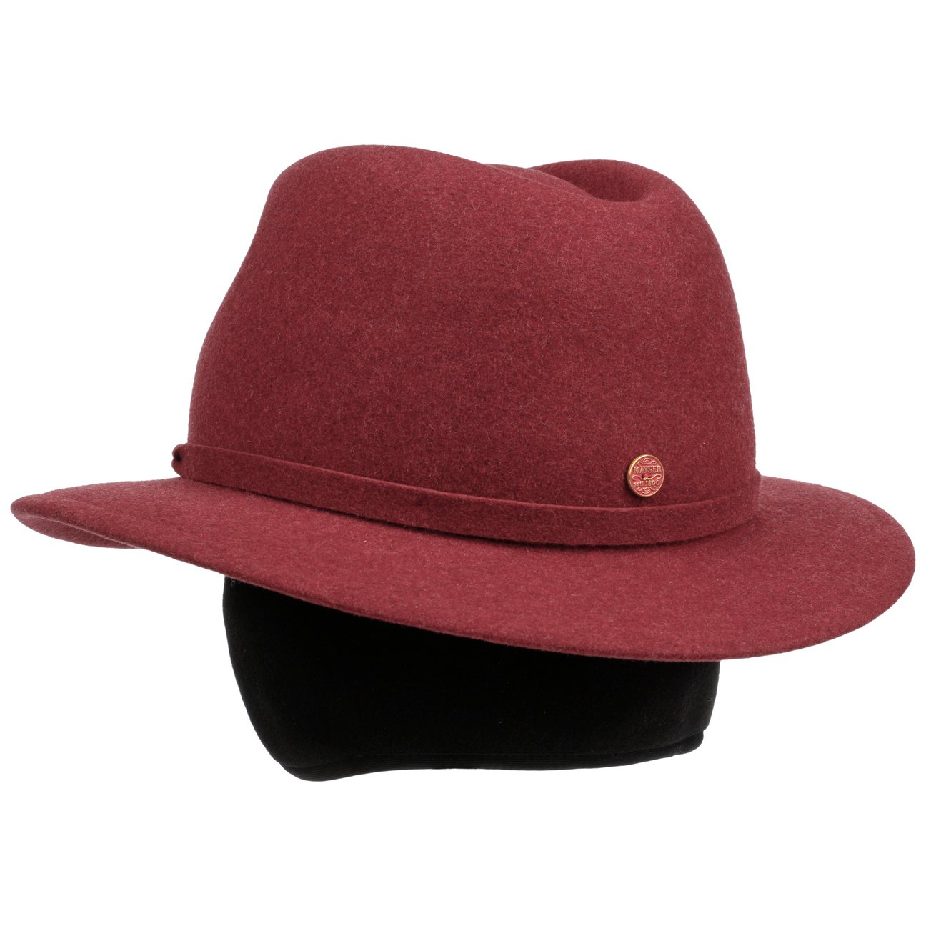 Chapeau voyageur Dagmar Wool Plus bordeaux 5