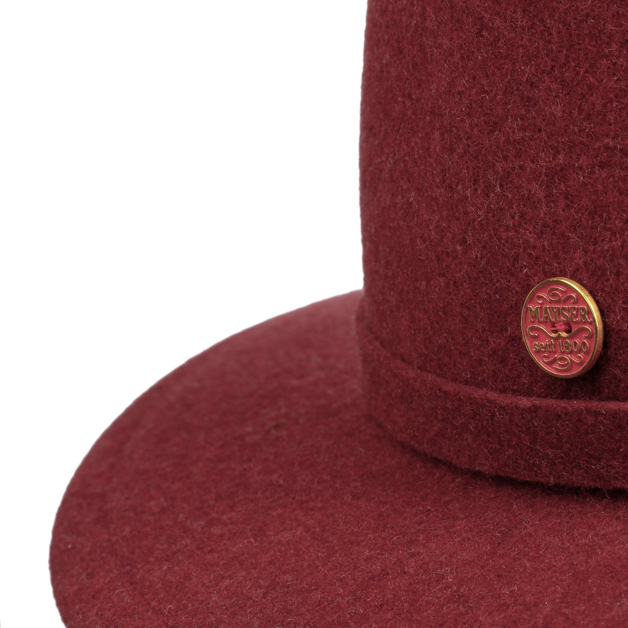 Chapeau voyageur Dagmar Wool Plus bordeaux 6