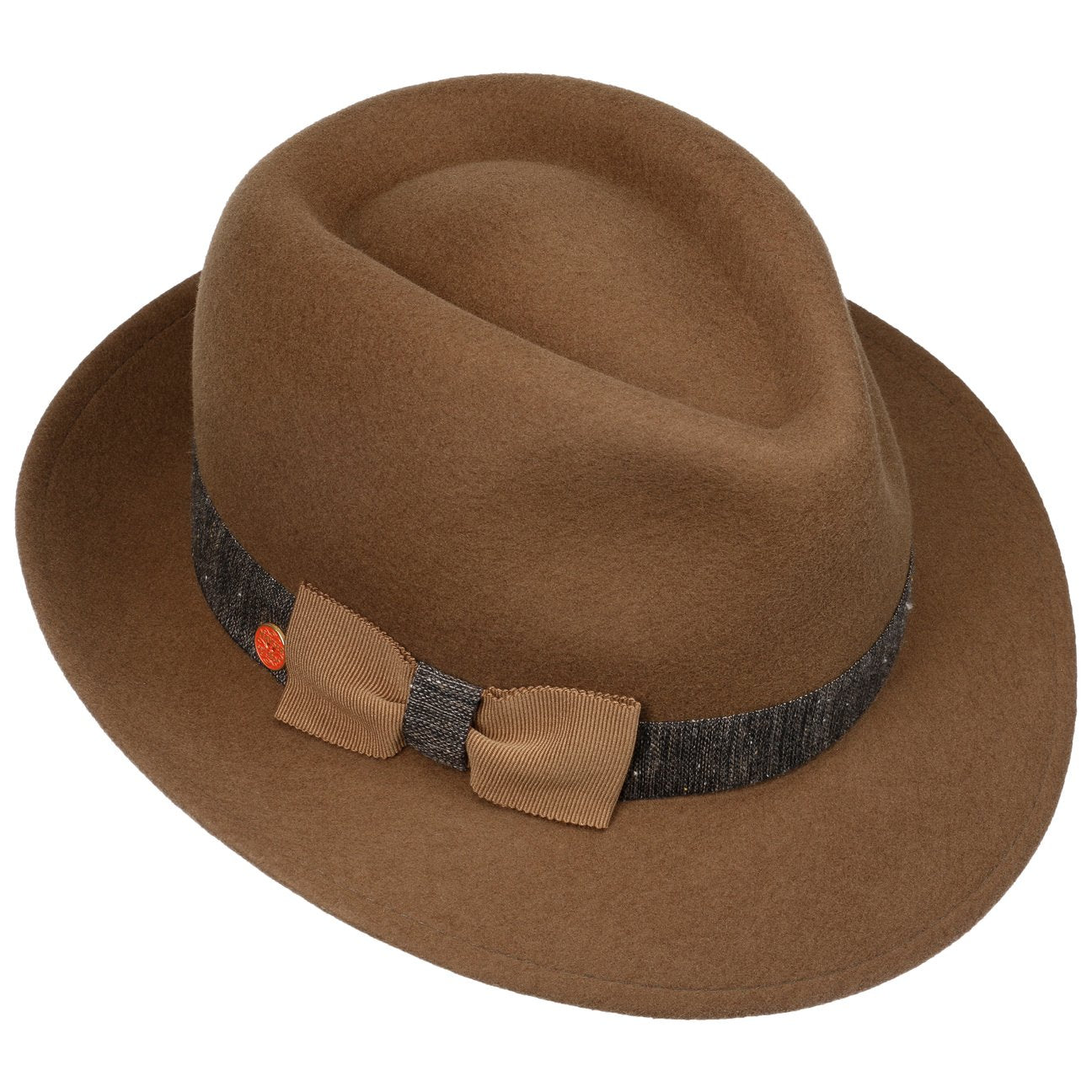 Leila Wool Bogart Hat braun 20