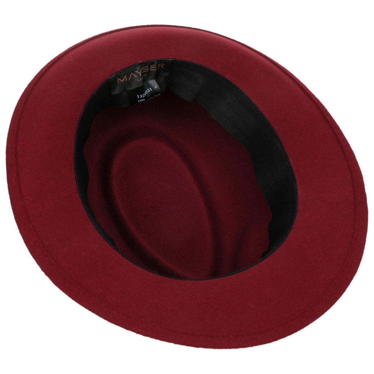 Leila Wool Bogart Hat bordeaux 17