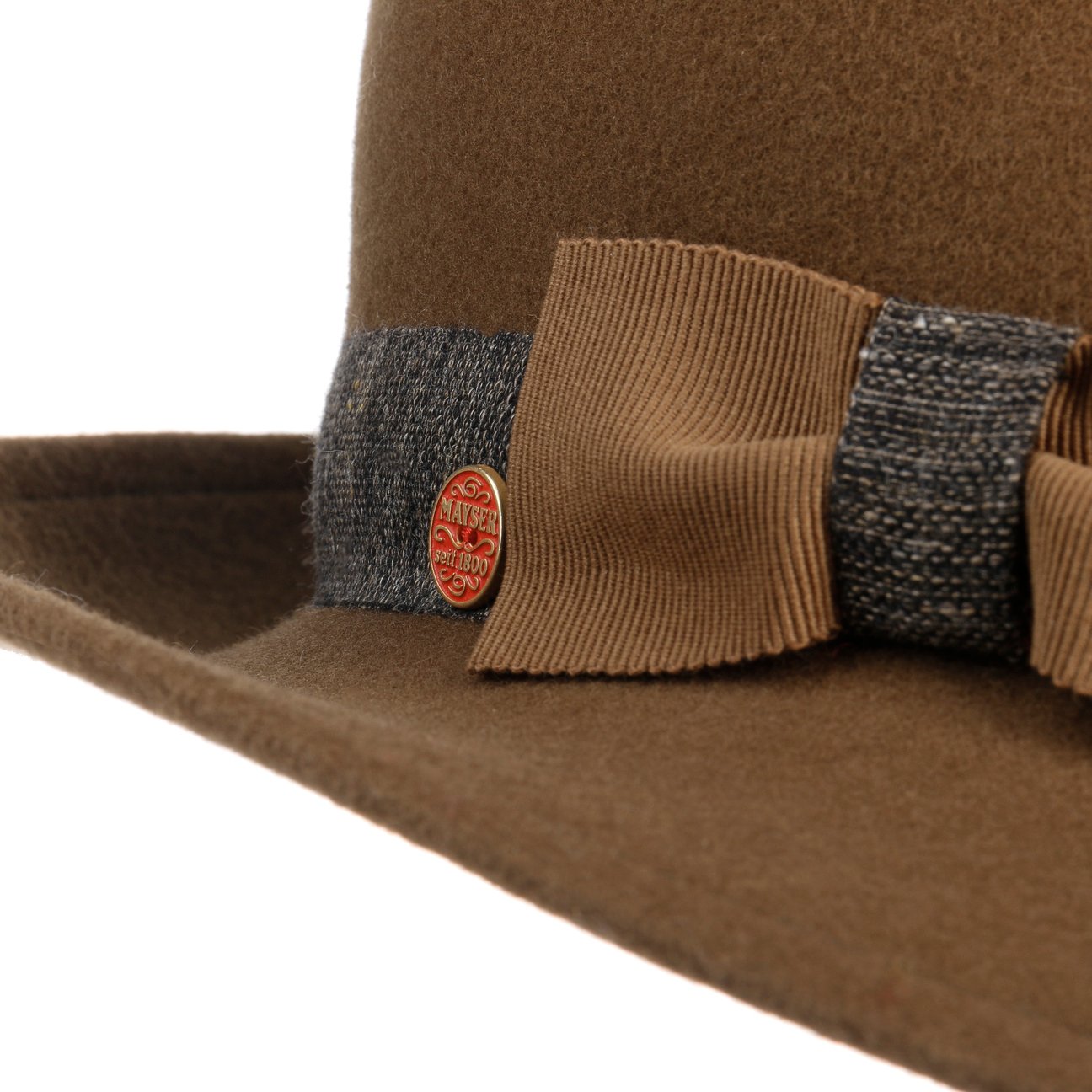 Leila Wool Bogart Hat braun 22