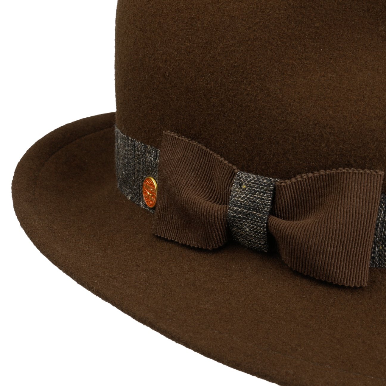 Leila Wool Bogart Hat dunkelbraun 28