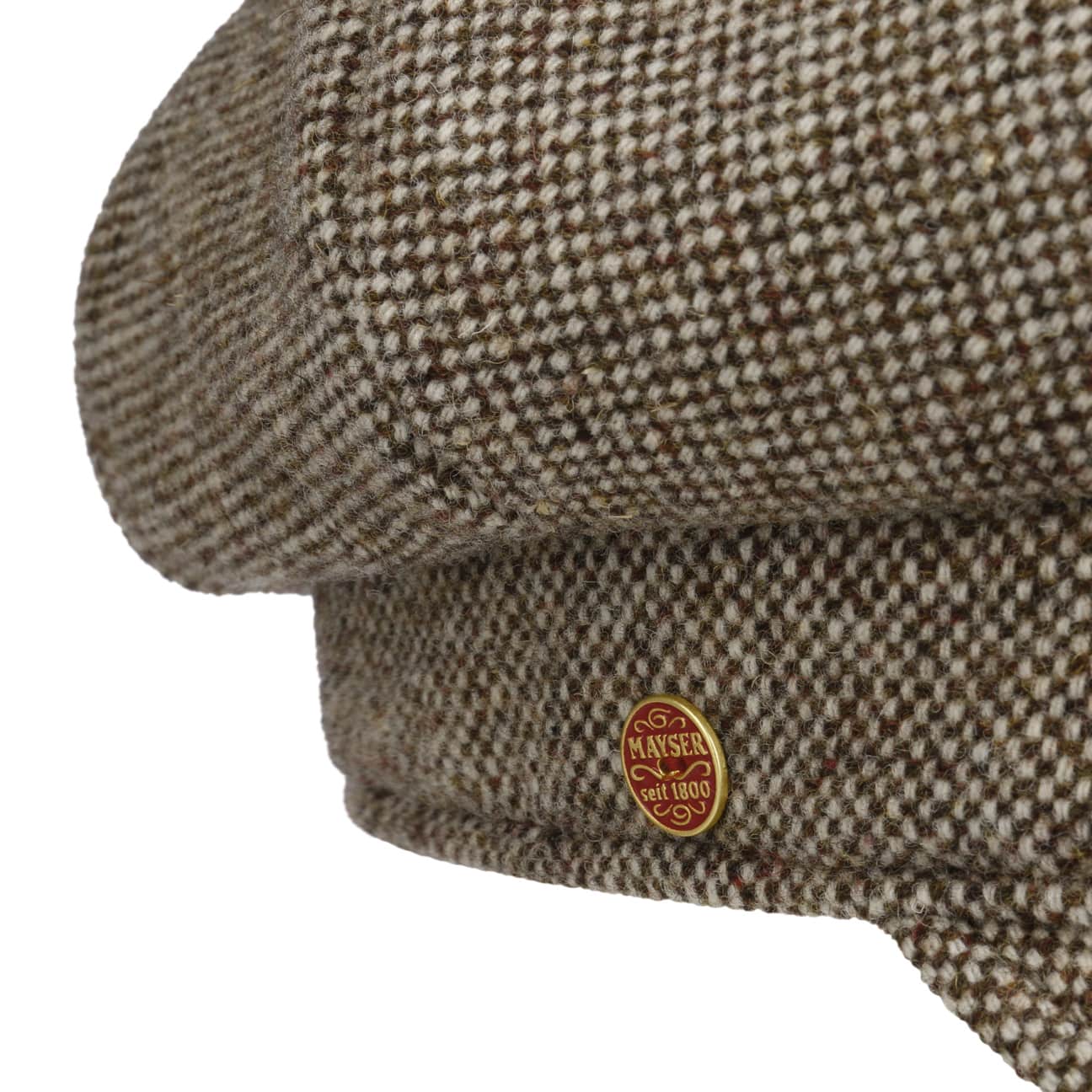 Coco Tweed Ballonmütze beige 6