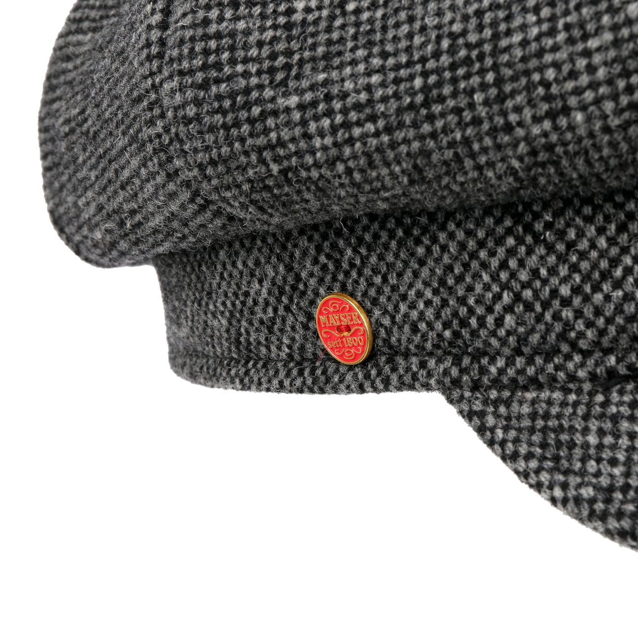 Coco Tweed Ballonmütze schwarz 32