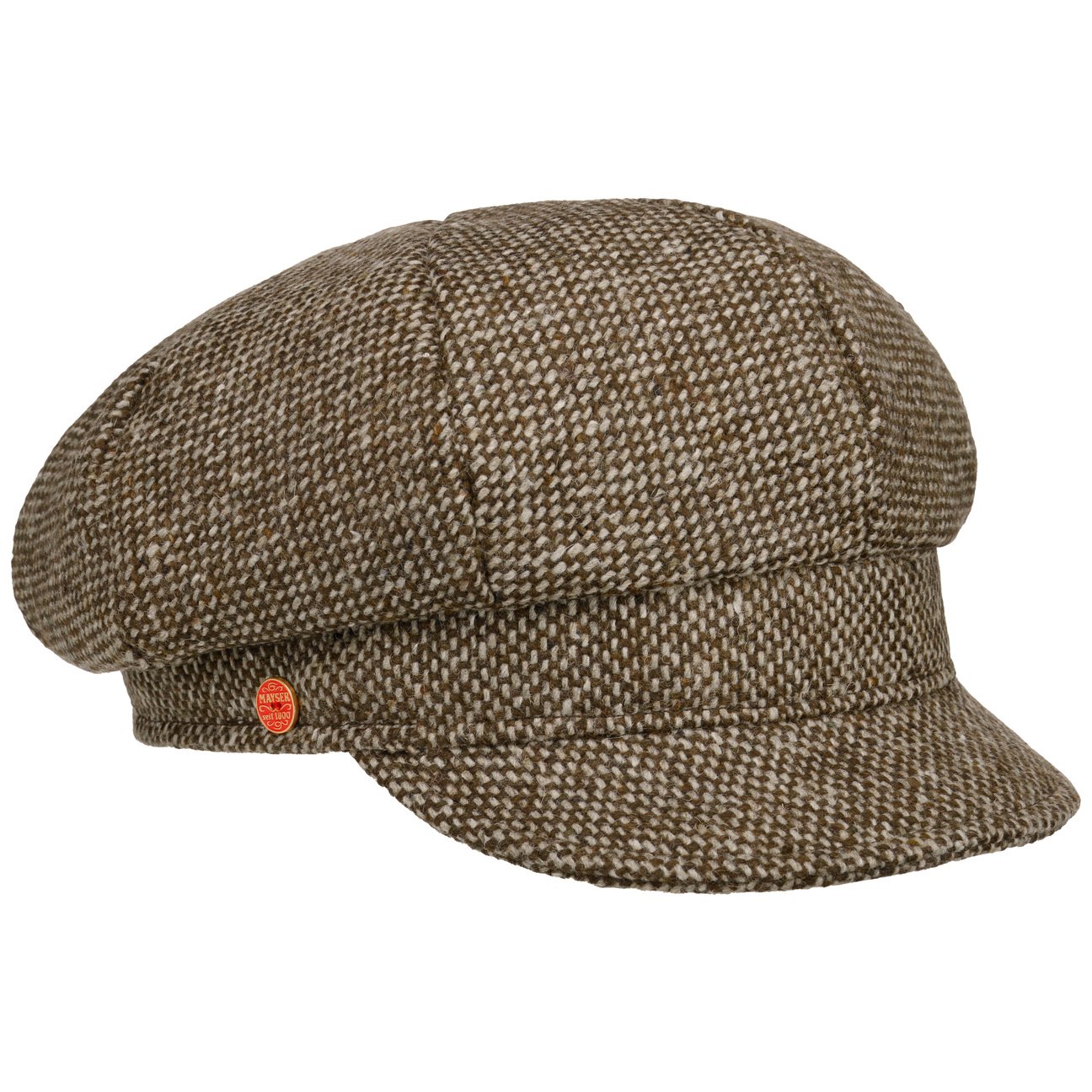 Coco Tweed Ballonmütze braun 13
