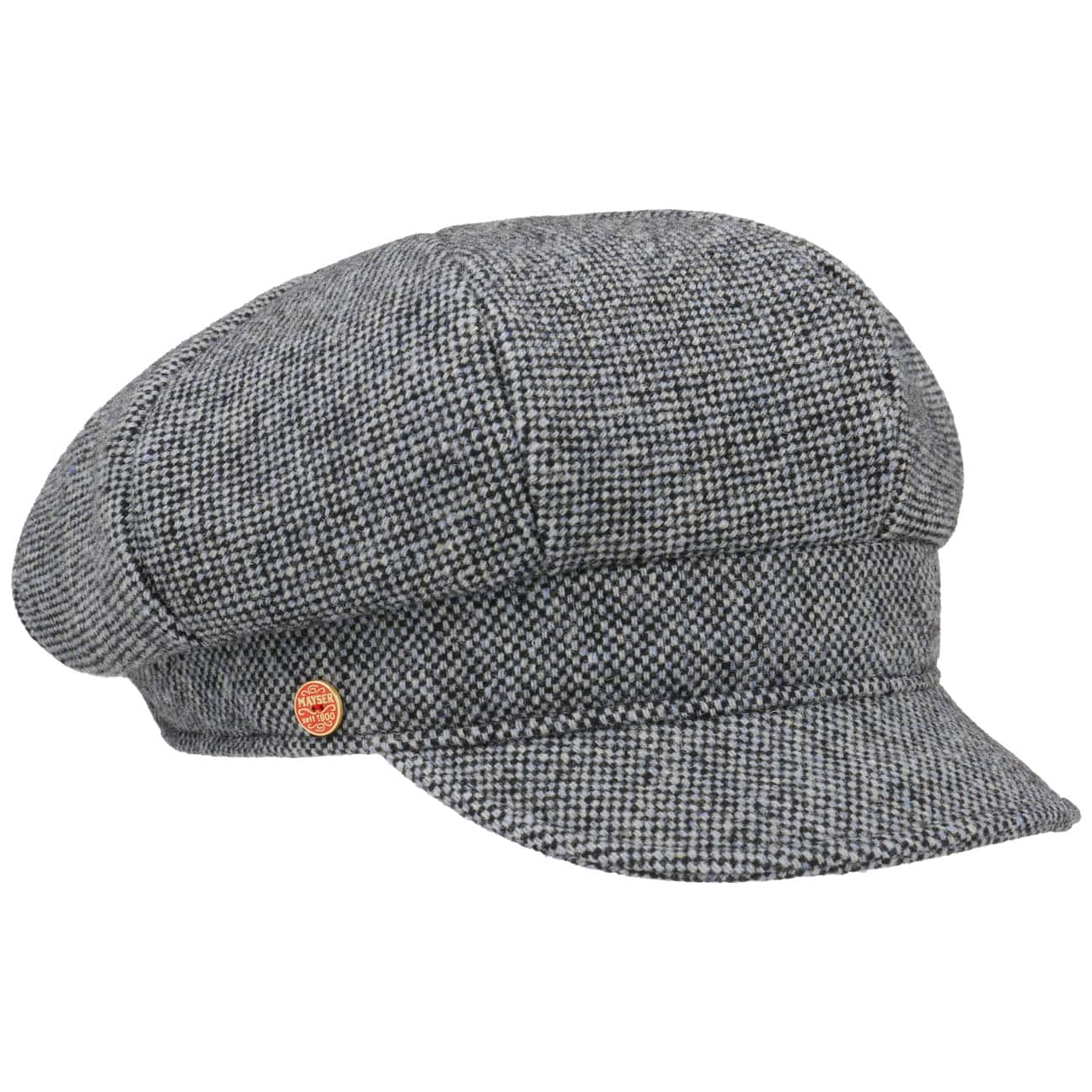 Coco Tweed Ballonmütze blau 8