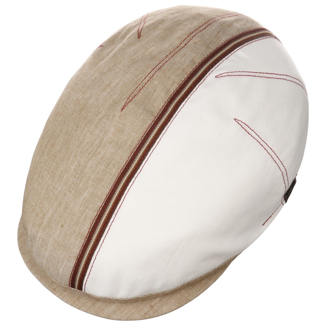 Jenson Twotone Zechbauer Flatcap beige 3