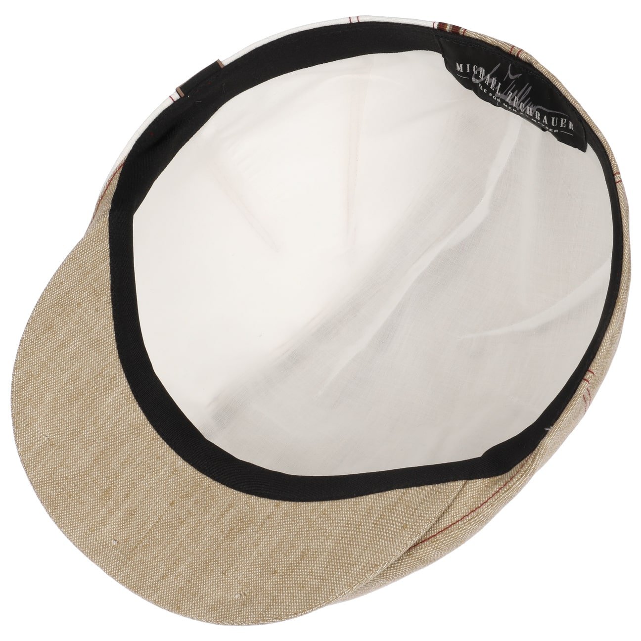 Jenson Twotone Zechbauer Flatcap beige 4