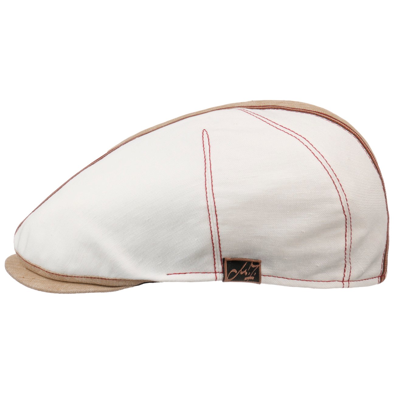 Jenson Twotone Zechbauer Flatcap beige 2