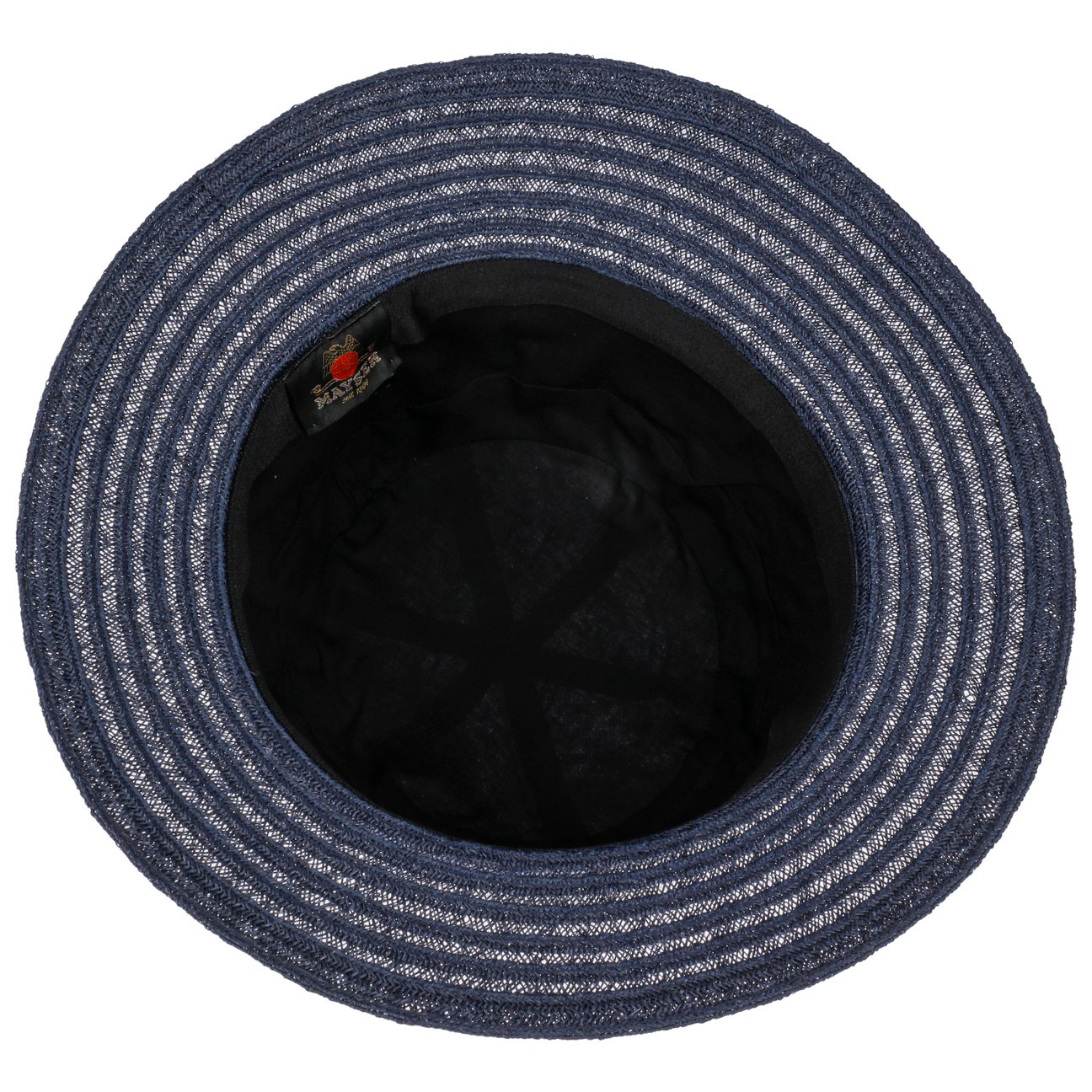 Chapeau en tissu Alma Caranda Circles blau 4
